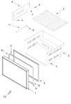 Diagram for Lower Drawer Parts