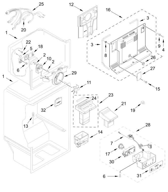 Diagram for WRTX3314TZ00