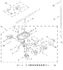 Diagram for Pump, Washarm And Motor Parts