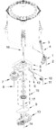 Diagram for Gearcase, Motor And Pump Parts