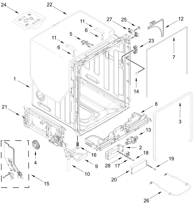 Diagram for WDTA50SAKT5