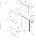 Diagram for Door Parts