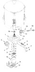 Diagram for Gearcase, Motor And Pump Parts