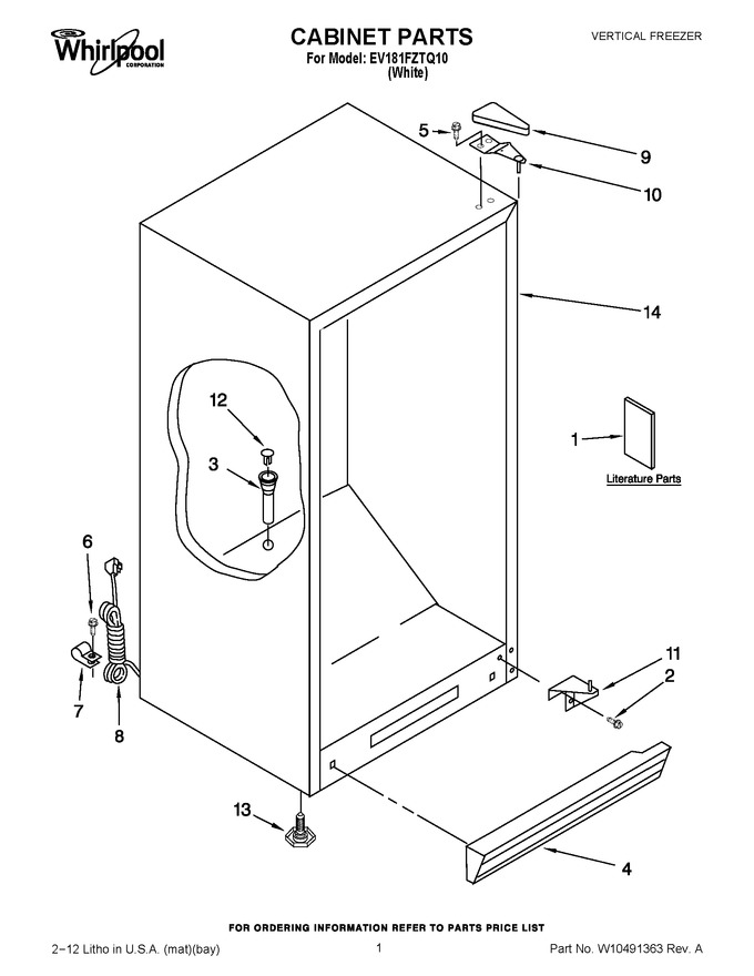 Diagram for EV181FZTQ10