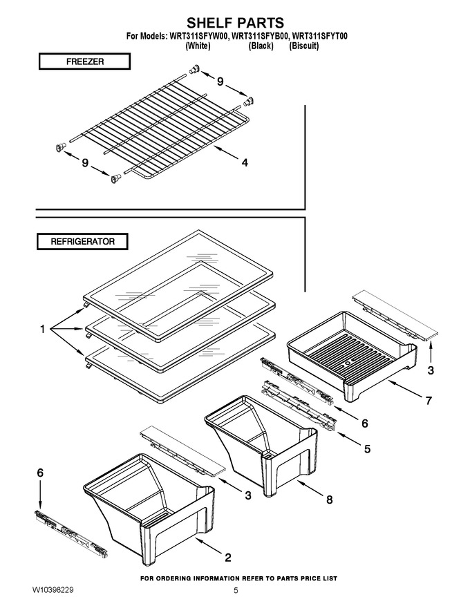 Diagram for WRT311SFYB00
