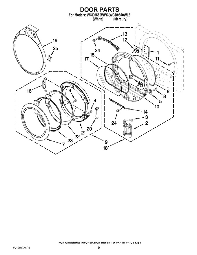 Diagram for WGD9550WL3