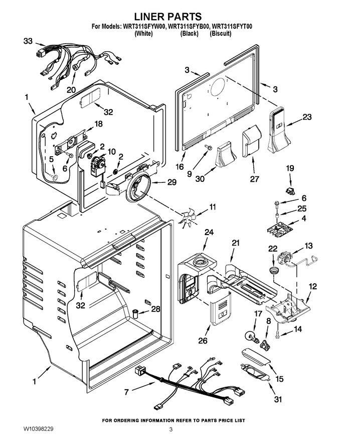 Diagram for WRT311SFYB00