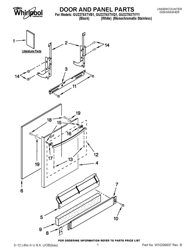 Diagram for GU2275XTVB1