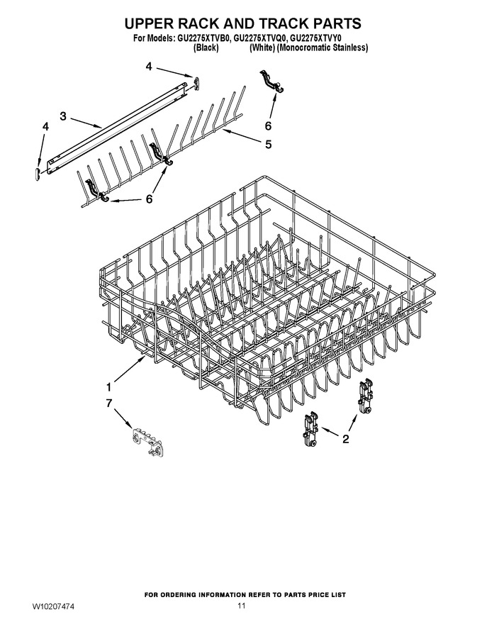 Diagram for GU2275XTVQ0