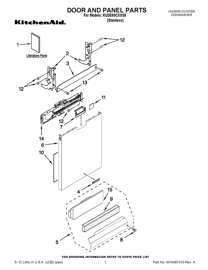 Diagram for KUDE50CXSS8