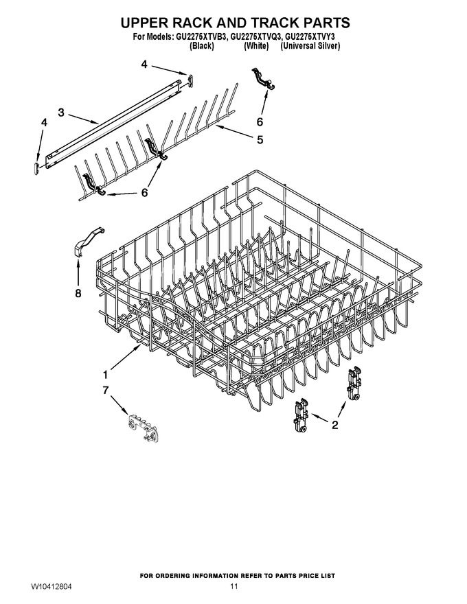 Diagram for GU2275XTVB3