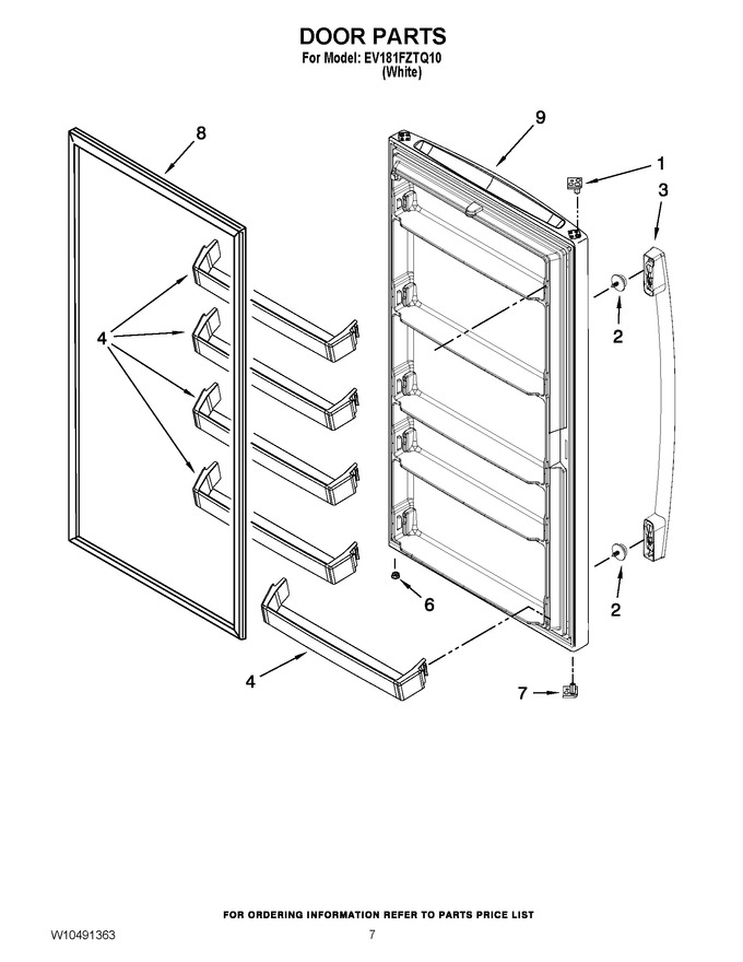 Diagram for EV181FZTQ10