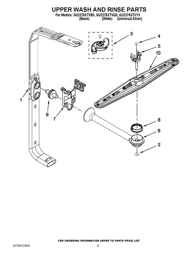 Diagram for GU2275XTVB3