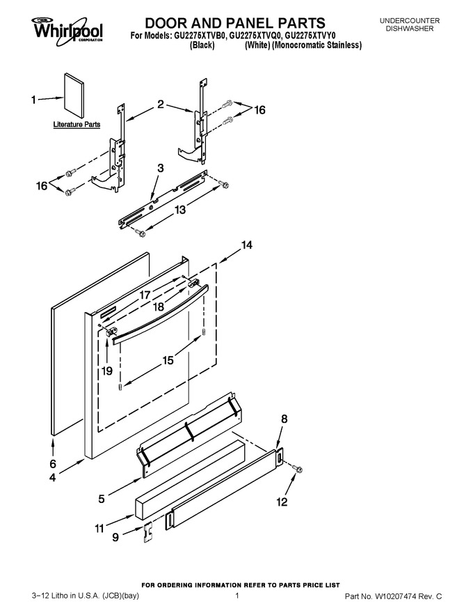 Diagram for GU2275XTVQ0