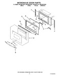 Diagram for 08 - Microwave Door Parts