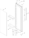 Diagram for Refrigerator Door Parts