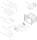 Diagram for Internal Oven Parts