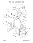 Diagram for 02 - Top And Cabinet Parts