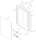 Diagram for Refrigerator Door Parts