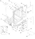 Diagram for Tub And Frame Parts