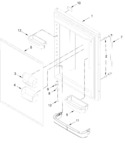 Diagram for Refrigerator Door Parts