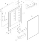 Diagram for Refrigerator Door Parts