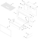 Diagram for Freezer Door And Basket Parts
