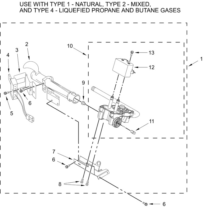 Diagram for WGD4105LSW0