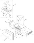 Diagram for Freezer Door Parts