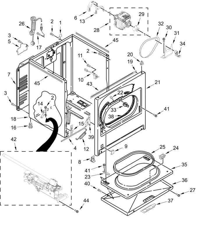 Diagram for WGD4107SW0