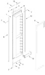 Diagram for Freezer Door Parts