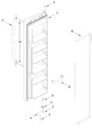 Diagram for Freezer Door Parts