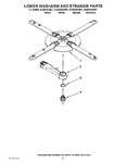 Diagram for 11 - Lower Washarm And Strainer Parts