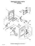 Diagram for 08 - Dispenser Front Parts