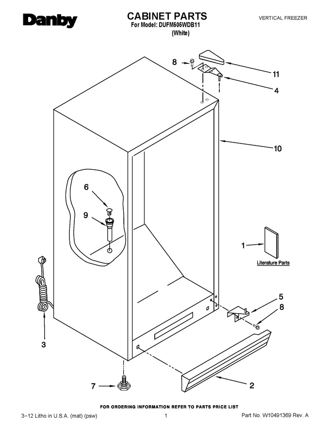 Diagram for DUFM505WDB11