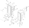 Diagram for Refrigerator Door Parts