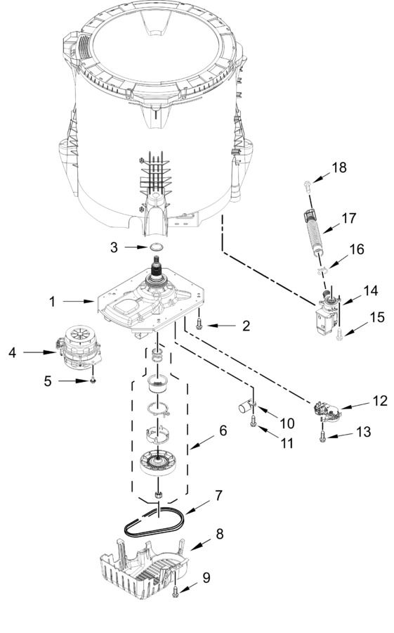 Diagram for WTW5105HW5
