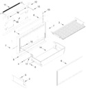 Diagram for Freezer Door And Basket Parts