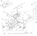 Diagram for Pump, Washarm And Motor Parts