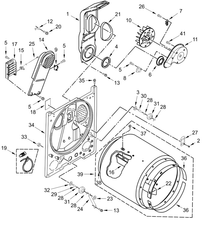 Diagram for YWED4105SW1