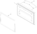 Diagram for Freezer Door Parts