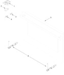 Diagram for Oven Door Parts