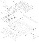 Diagram for Cooktop Parts