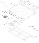 Diagram for Cooktop Parts