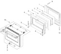 Diagram for Oven Door Parts