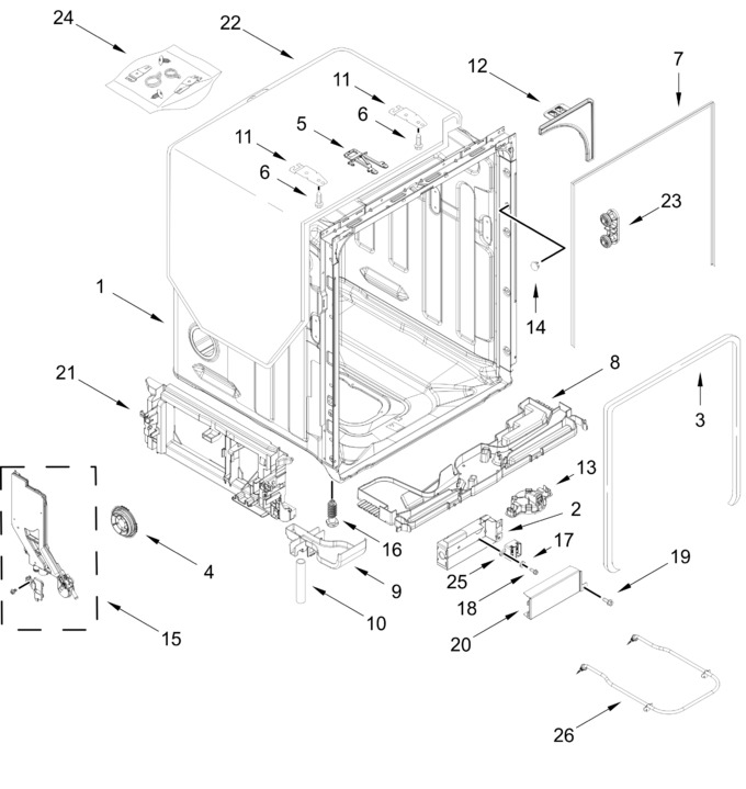 Diagram for WDT745SASZ0