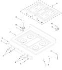 Diagram for Cooktop Parts
