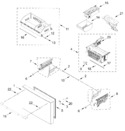 Diagram for Freezer Door Parts