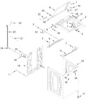 Diagram for Top And Cabinet Parts
