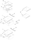 Diagram for Refrigerator Shelf Parts